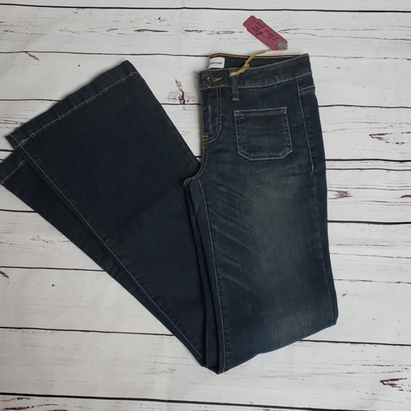 Sneak peek Jeans juniors size 1 nwt midrise - Picture 1 of 6